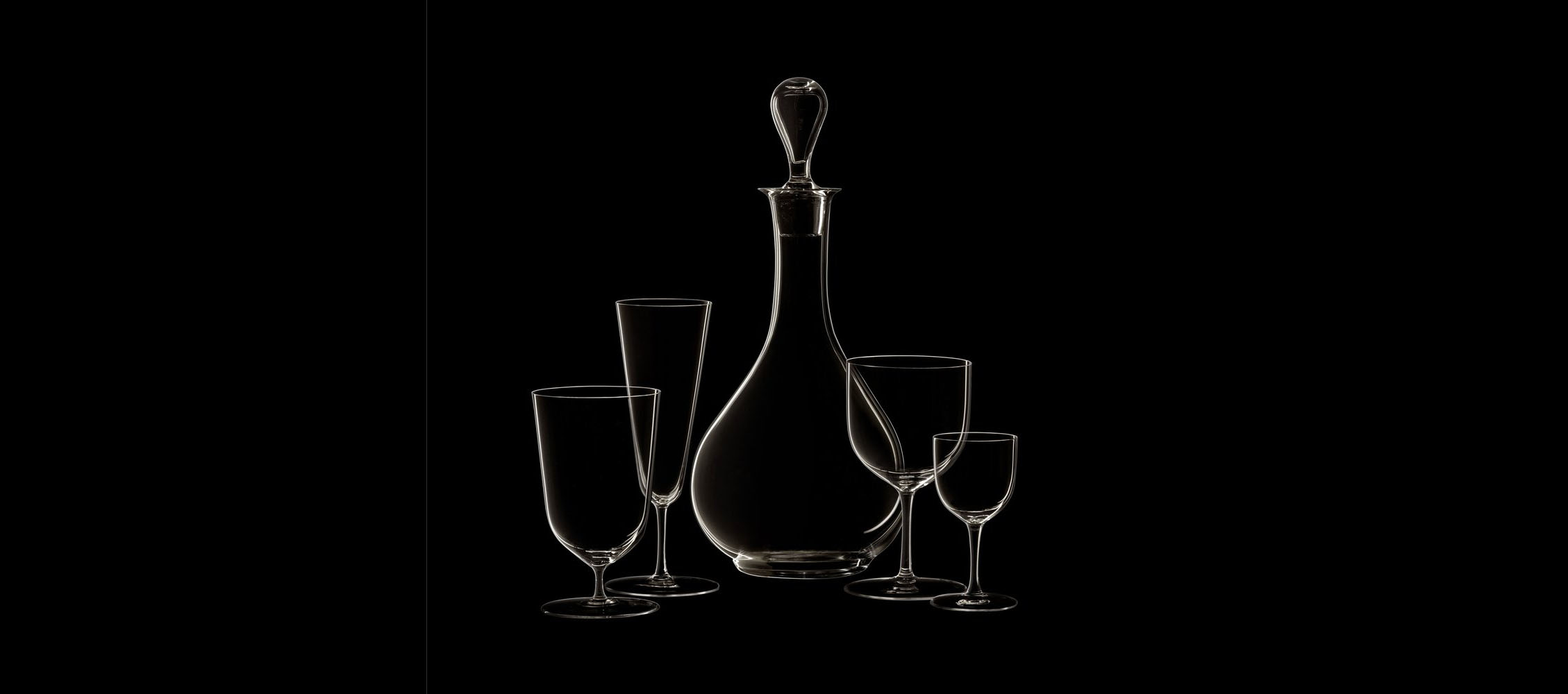 DESIGN E OGGETTI_ BICCHIERI DI CRISTALLO LOBMEYR